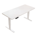 Adjustable Workstation Desk with Rounded Edges