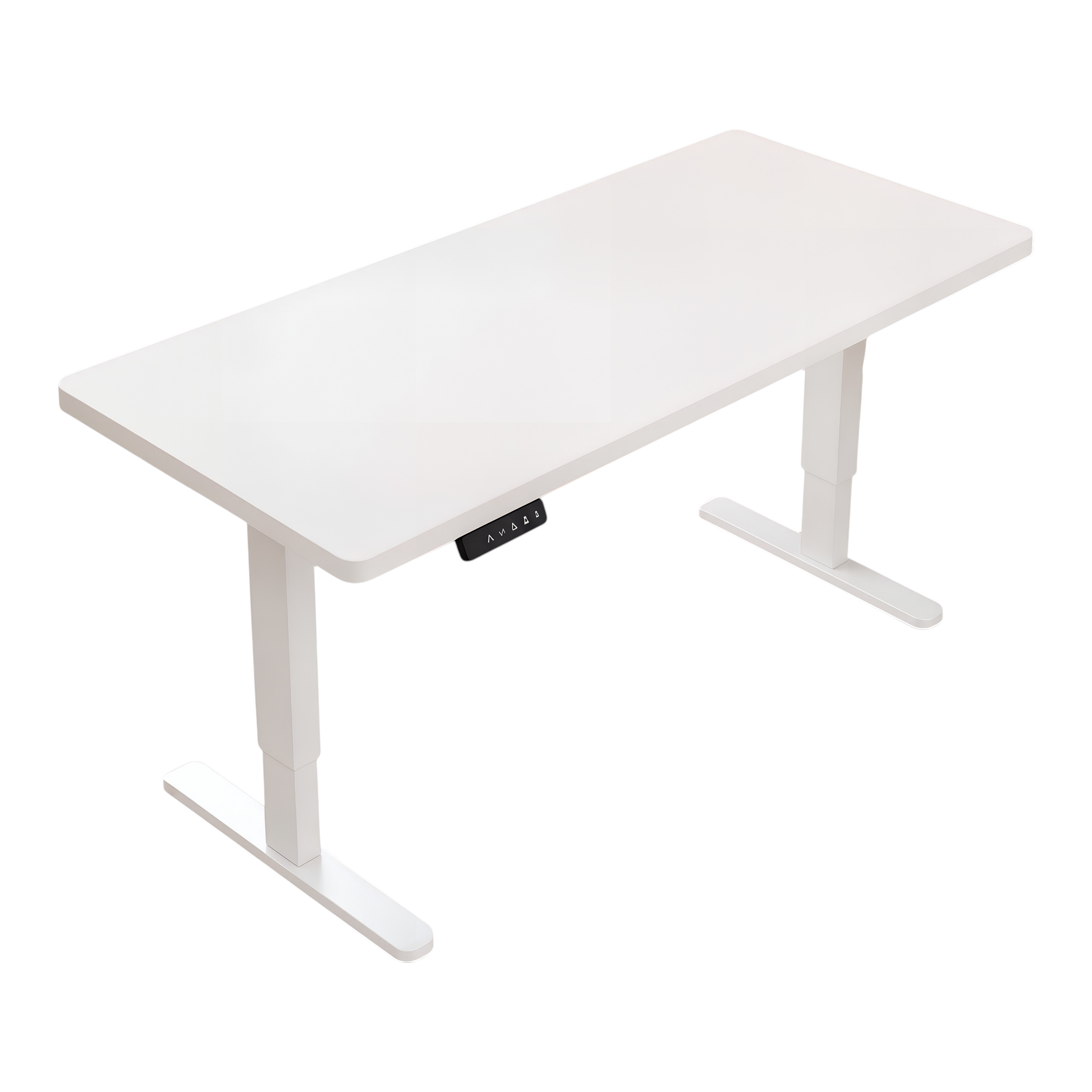 Adjustable Workstation Desk with Rounded Edges