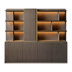 Integrated Executive Cabinet and Display System