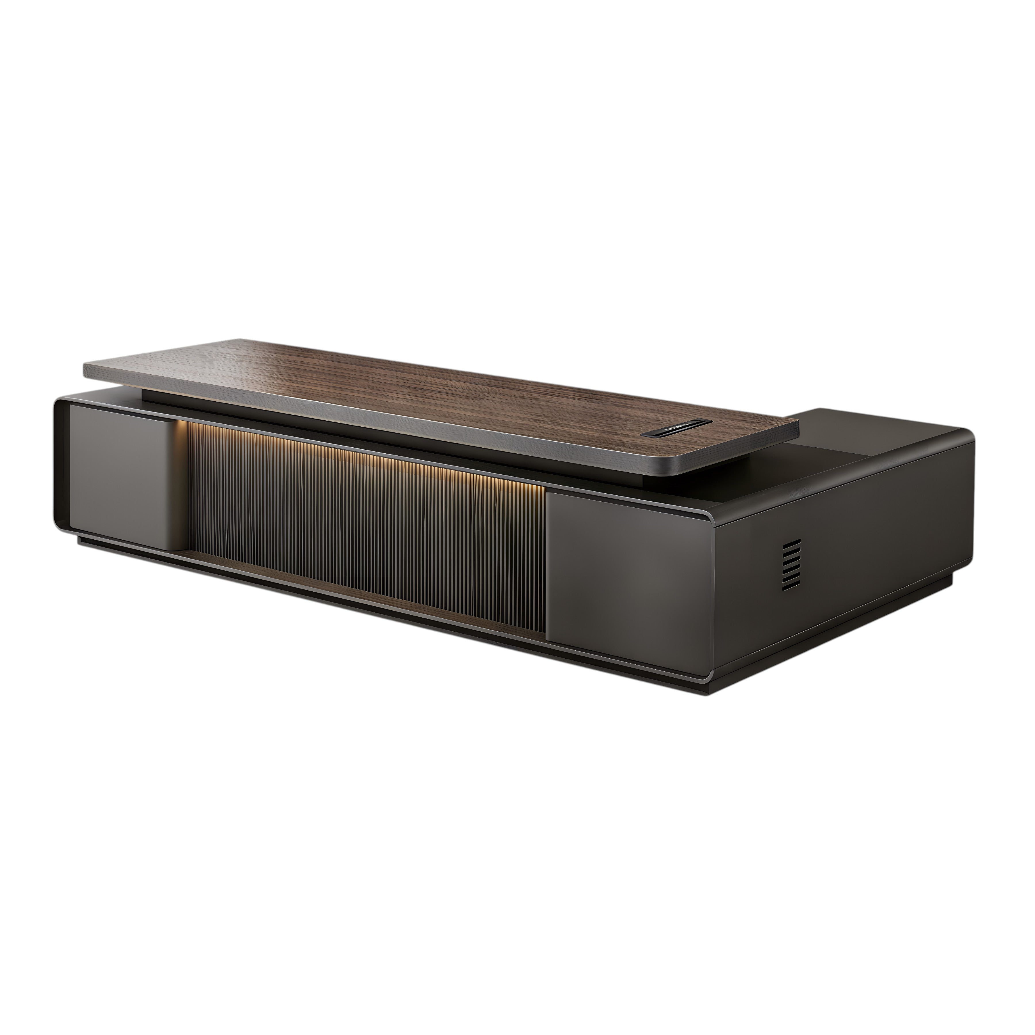Premium Boss Desk with Storage Return