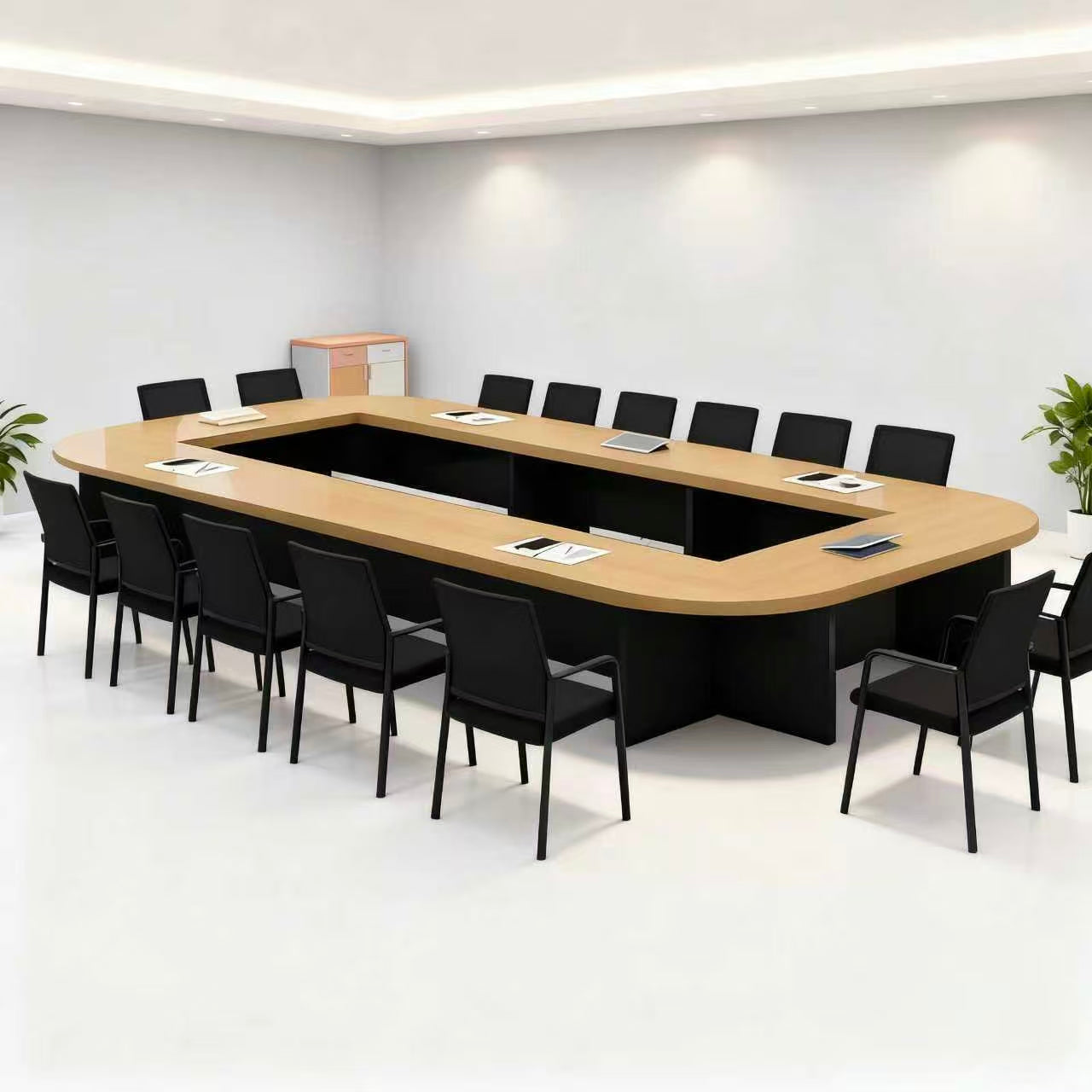 Executive U-Shape Conference Table with Open Centre