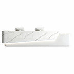 Premium Reception Desk with Angled Front Panel