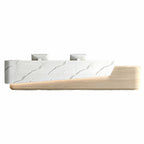 Premium Reception Desk with Angled Front Panel