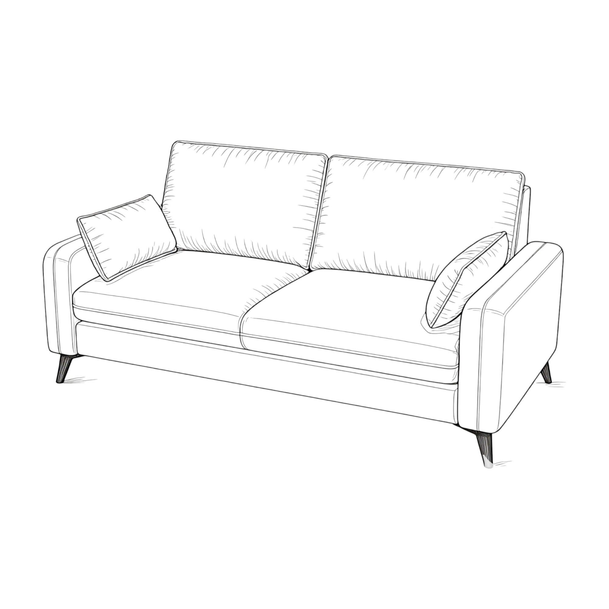 Minimalist Upholstered Lounge Sofa