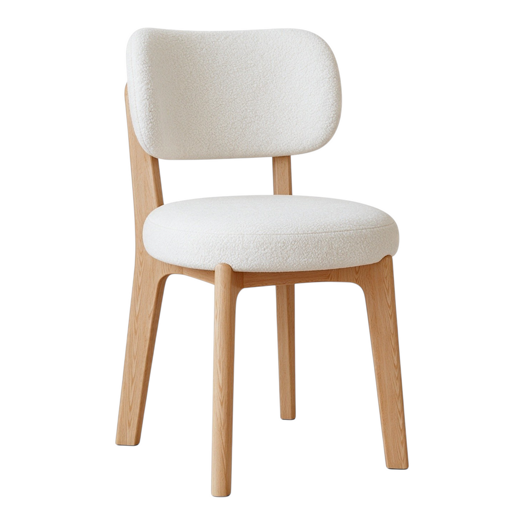 Modern Timber Dining Chair with Custom Upholstery Options