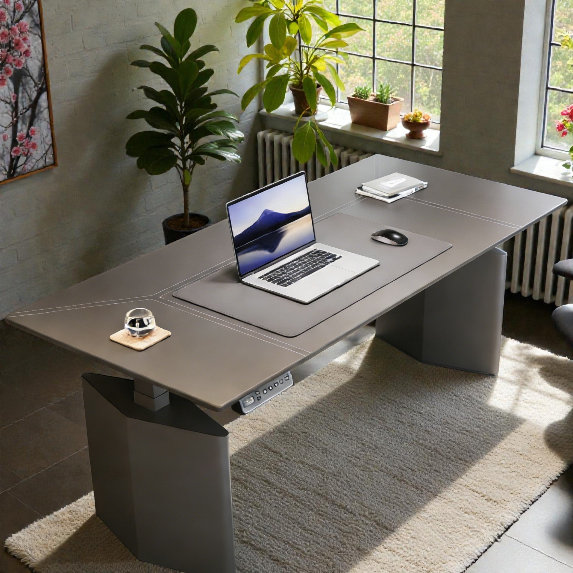 Ergonomic Electric Sit-Stand Desk for Home Offices