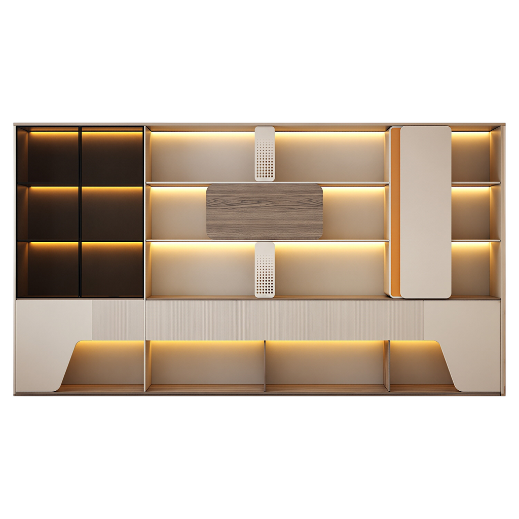 LED Storage Wall for Professional Offices