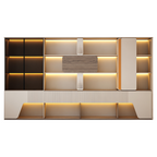 LED Storage Wall for Professional Offices