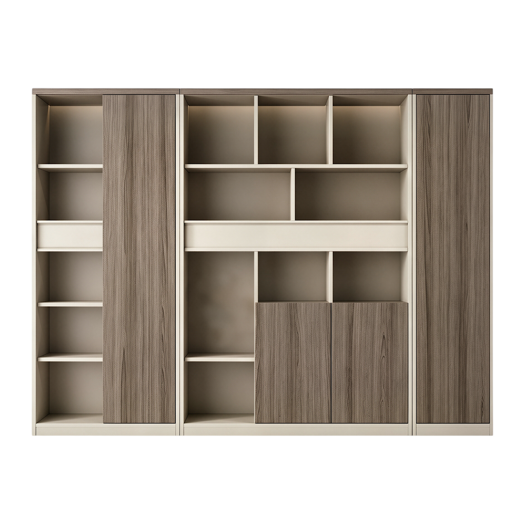 Executive Office Cabinet with Mixed Storage