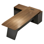 Statement Executive Desk with Return and Media Port