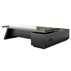 Designer Executive Office Desk with Storage Cabinet