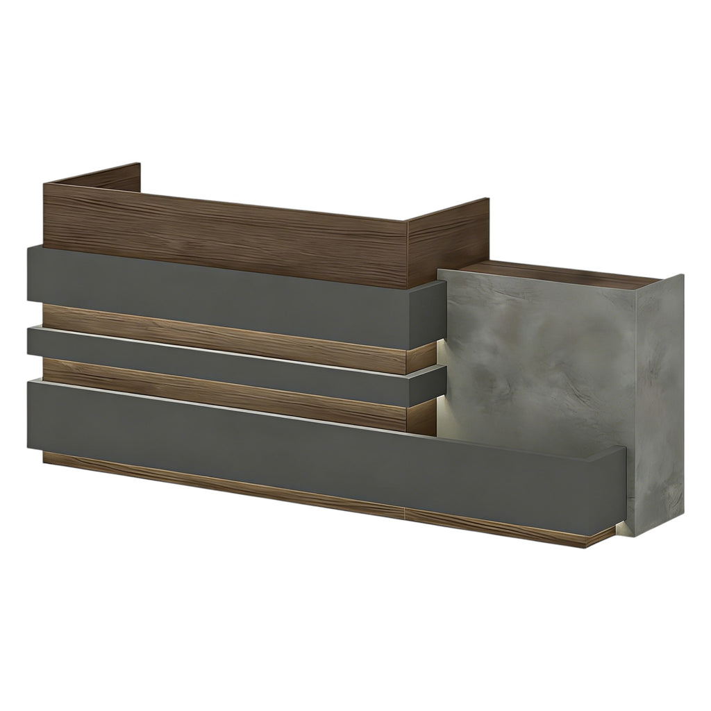 Architectural LED Reception Counter for Offices