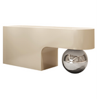 Commercial Reception Desk with Curved Side Profile