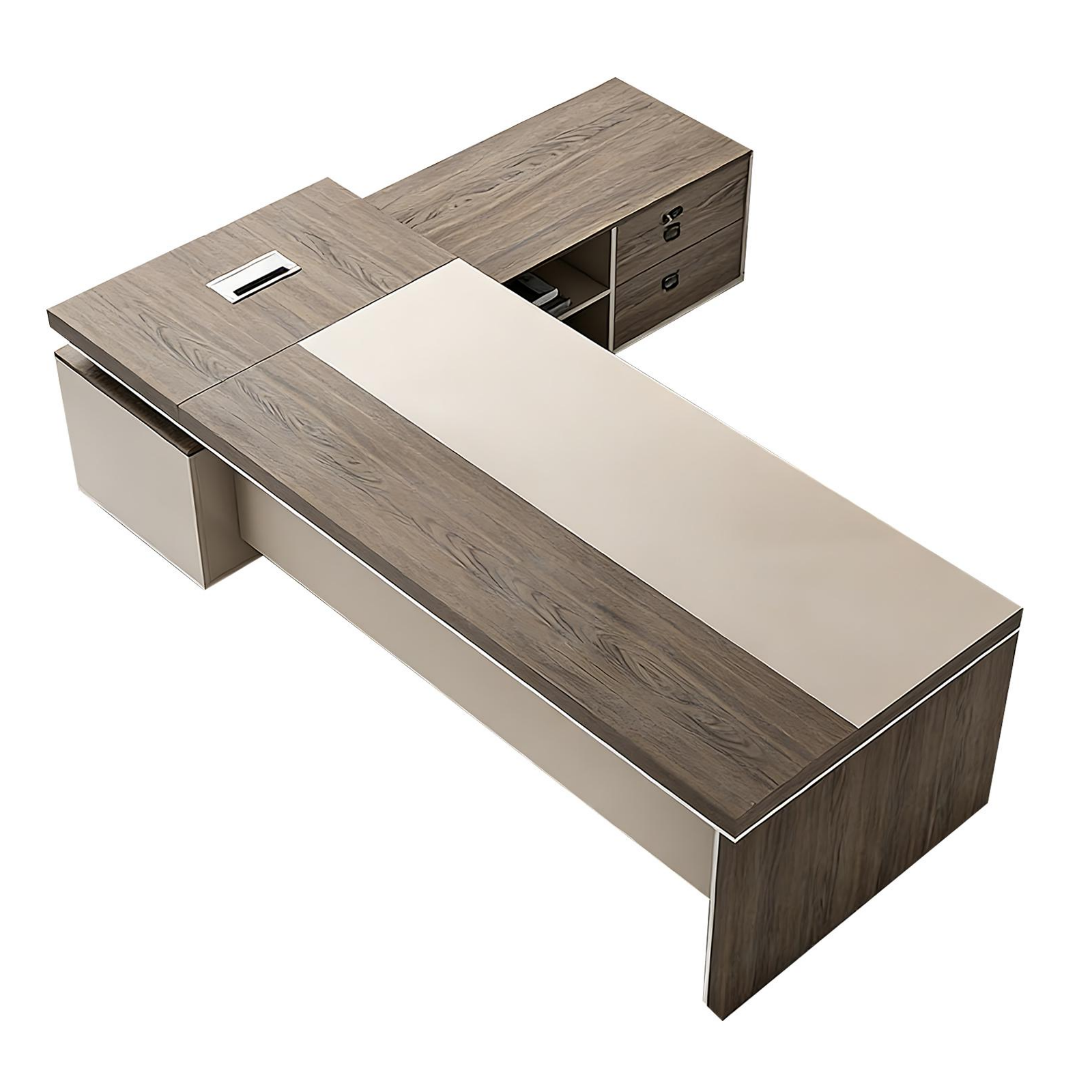 Modern Executive L Desk for Professional Offices