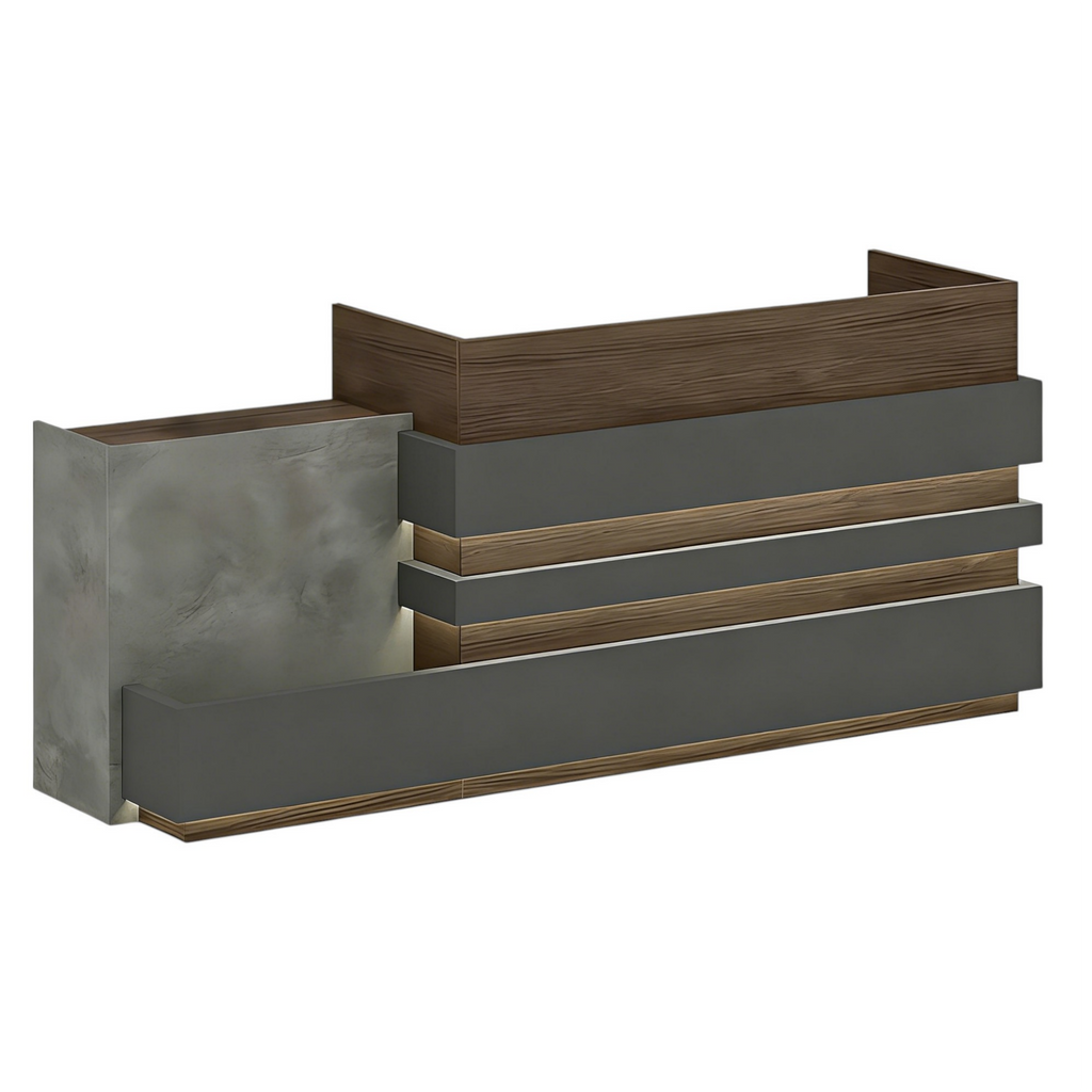 Architectural LED Reception Counter for Offices