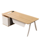 Sleek Manager Workstation with Ventilated Side Return