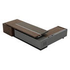 Director Office Desk with Return Storage and Modesty Panel