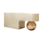 Commercial Reception Desk with Curved Side Profile