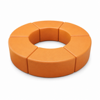 Agile Curved Modular Lounge Suite for Collaborative Breakout Areas and Modern Reception Spaces