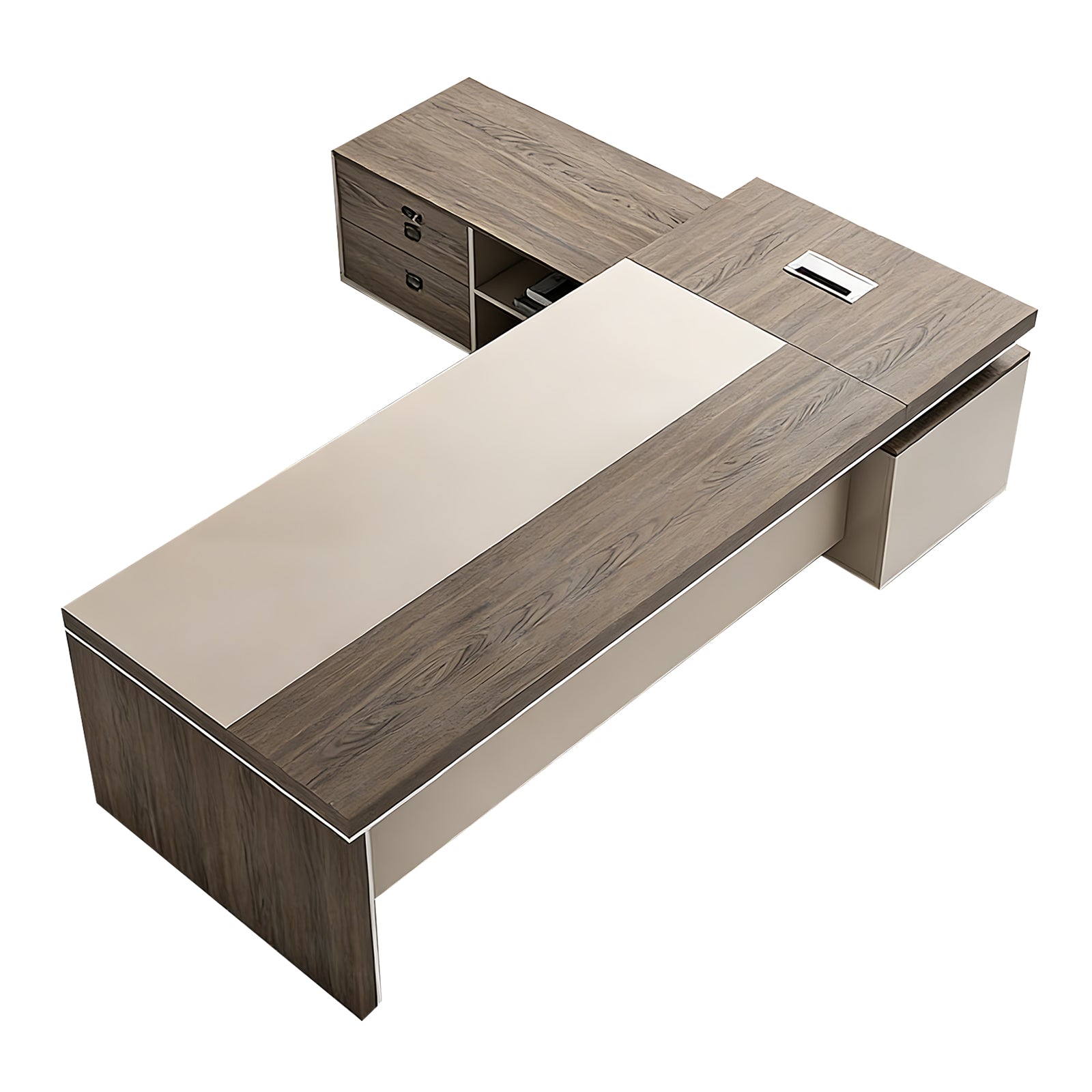 Modern Executive L Desk for Professional Offices