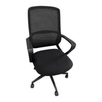 Modern High-Back Mesh Office Chair with Headrest and Ergonomic Support