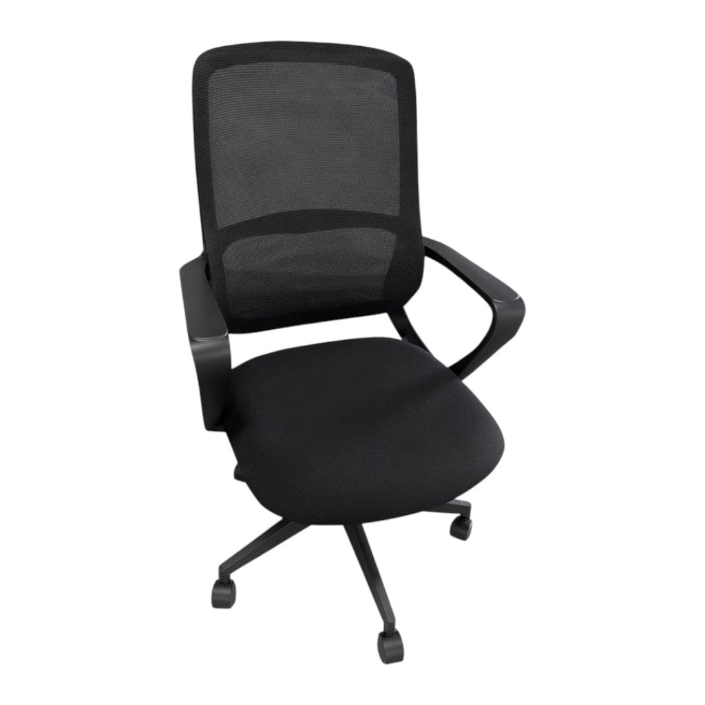 Modern High-Back Mesh Office Chair with Headrest and Ergonomic Support