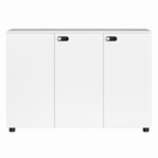 Contemporary Modular Office Storage Cabinet with Secure Custom Option