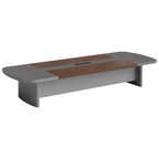 Premium Dual-Finish Meeting Table