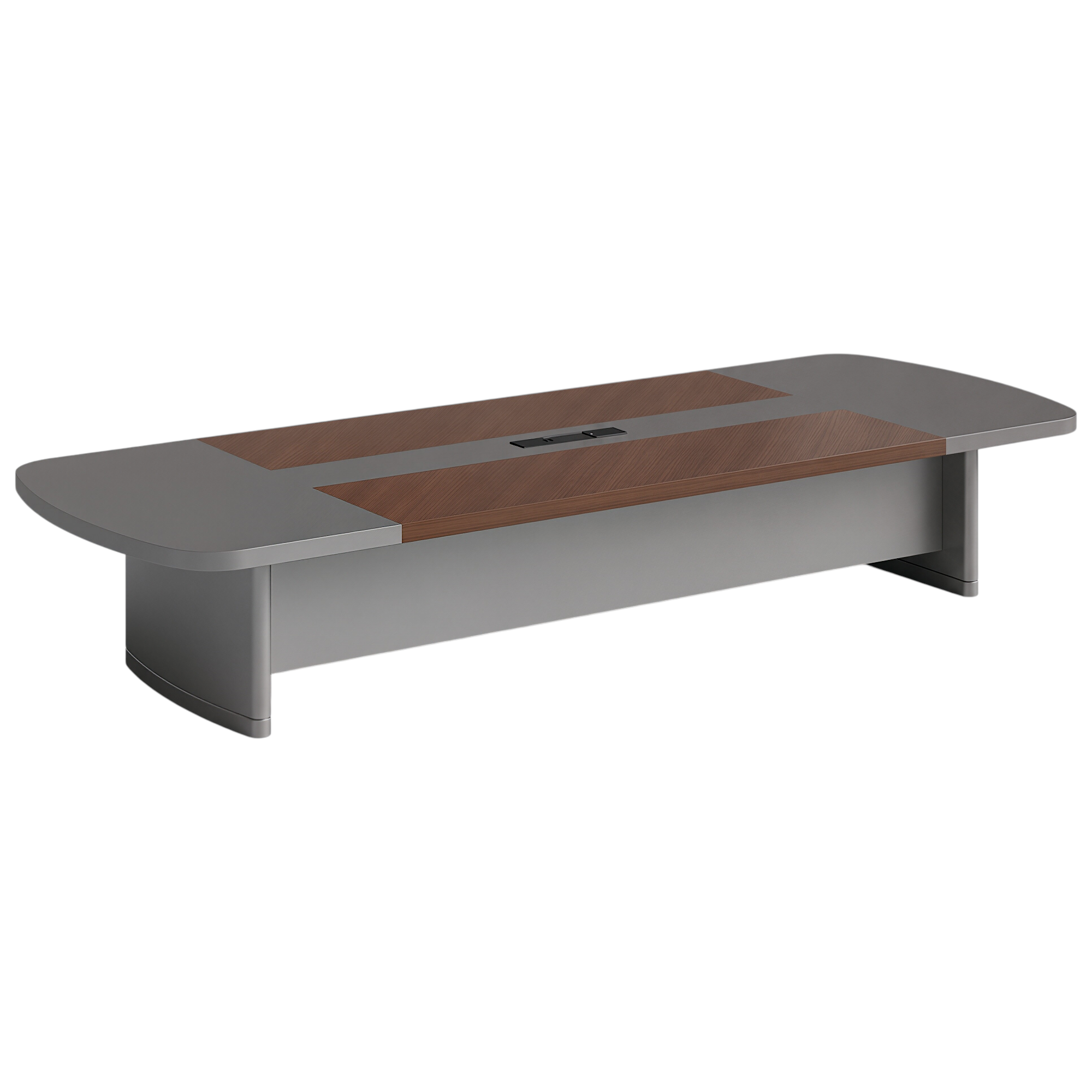 Premium Dual-Finish Meeting Table