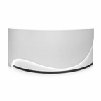 Modern Reception Desk with Storage, LED and Custom Logo