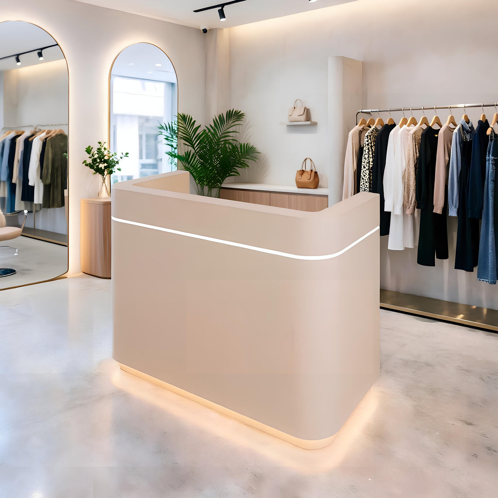 LED Reception Desk for Beauty and Fashion Stores