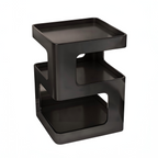 Modern Bedside Table with Ambient Shelf Lighting