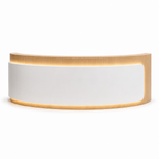Premium Curved Reception Counter with Integrated LED Lighting