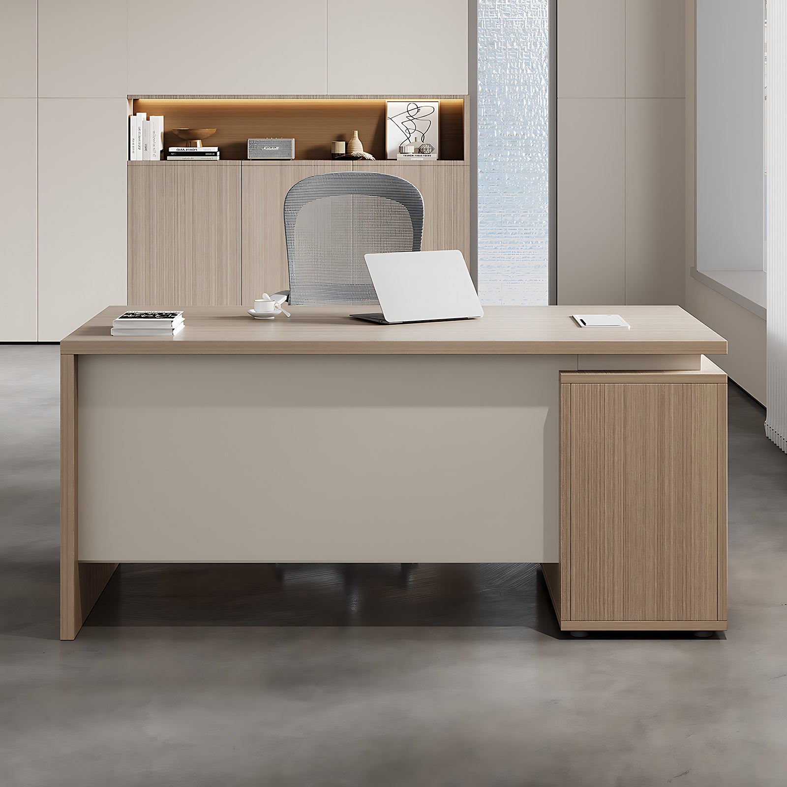 Contemporary Executive Desk for Corporate Offices