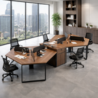 Shared Office Workstation Cluster Desk
