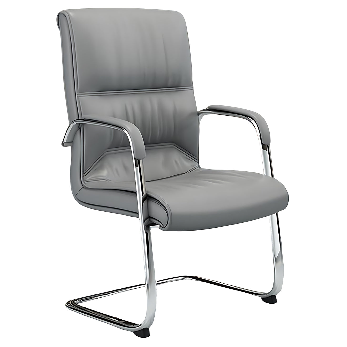 Contemporary Executive Chair with Stylish Chrome Frame and Premium Comfort