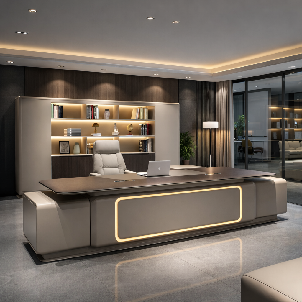 Minimalist Executive Desk for Professional Spaces