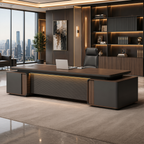 Urban Executive Desk with Statement Panel Front