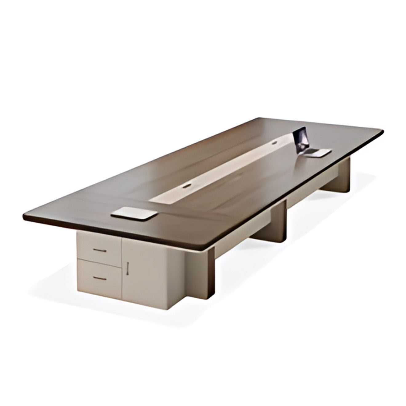 Long Rectangular Boardroom Table for Open Office Spaces