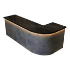 Sleek Reception Counter with Radius Profile