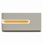 Modern LED Reception Counter with Custom Branding