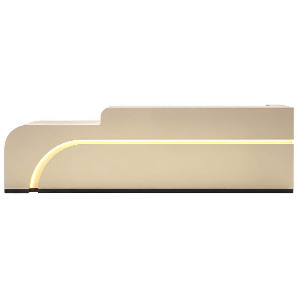 Premium Curved Reception Counter