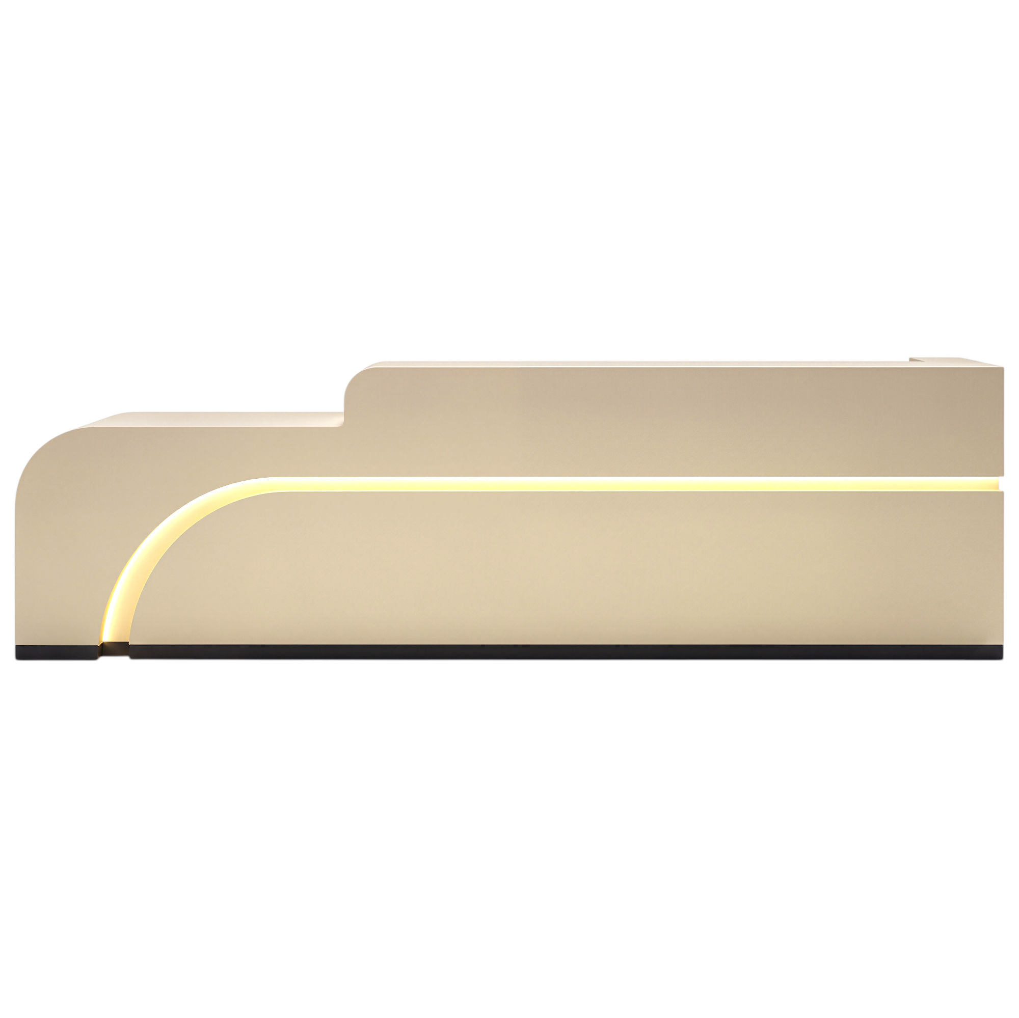 Premium Curved Reception Counter