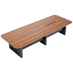 Commercial Boardroom Table in Walnut Finish