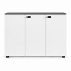 Contemporary Modular Office Storage Cabinet with Secure Custom Option