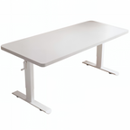 Adjustable Workstation Desk with Rounded Edges