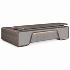 Modern Executive Desk with Rounded Details and Custom Sizes