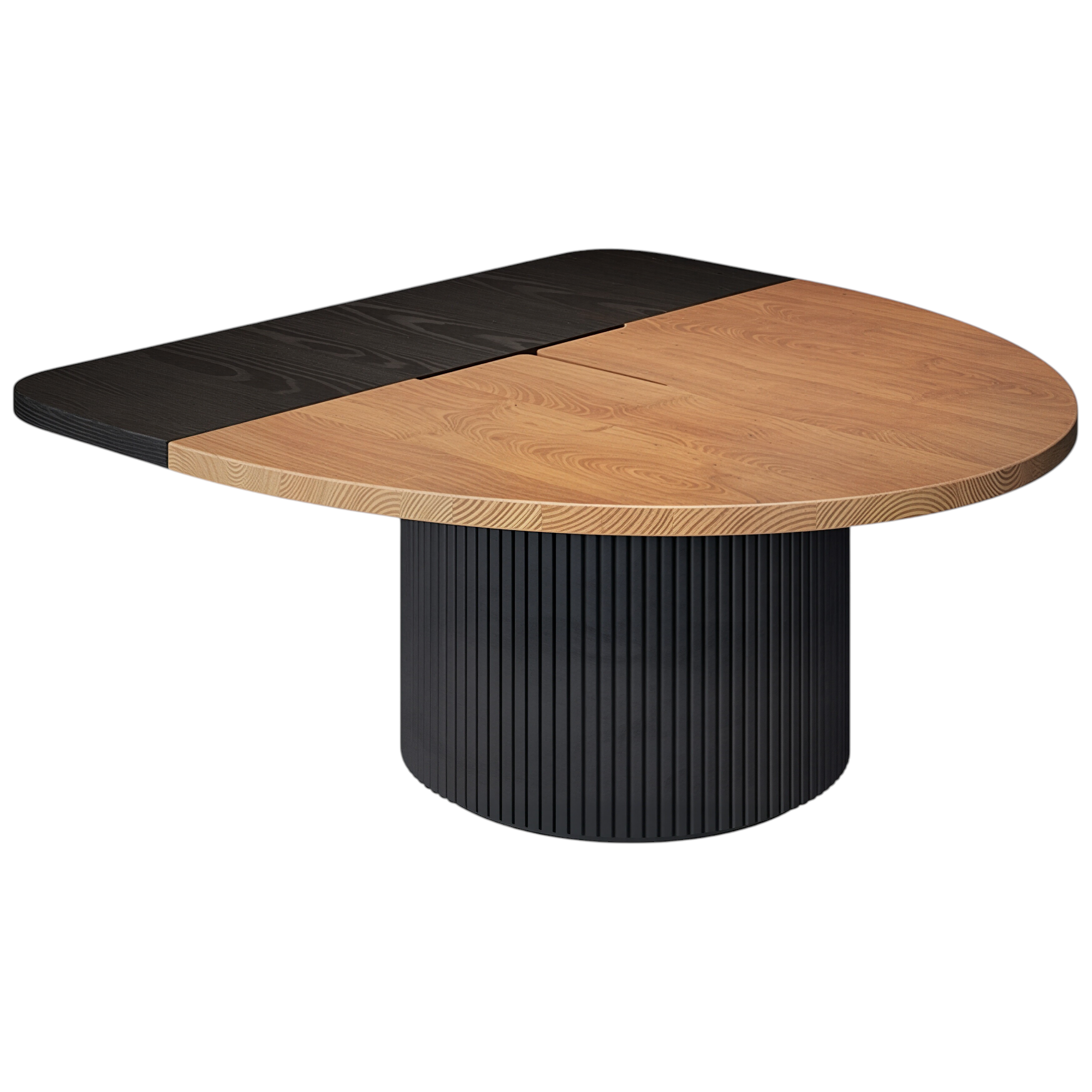 Semi-Oval Executive Timber Meeting Table