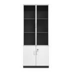 Multi-Section Office Storage and Display Cabinet
