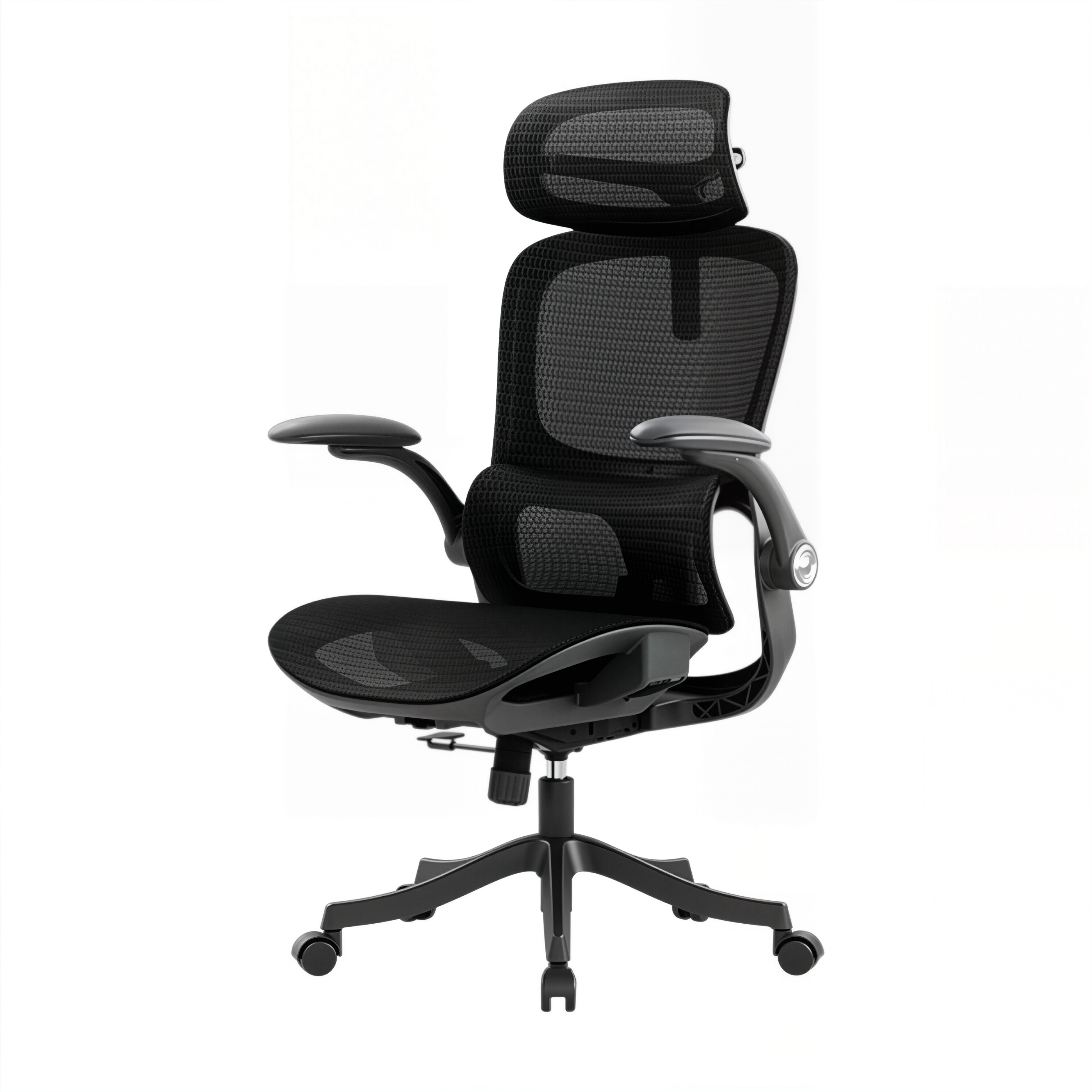 Ergonomic Full Mesh Task Chair with 4D Lumbar Support and Dynamic Linkage Armrests